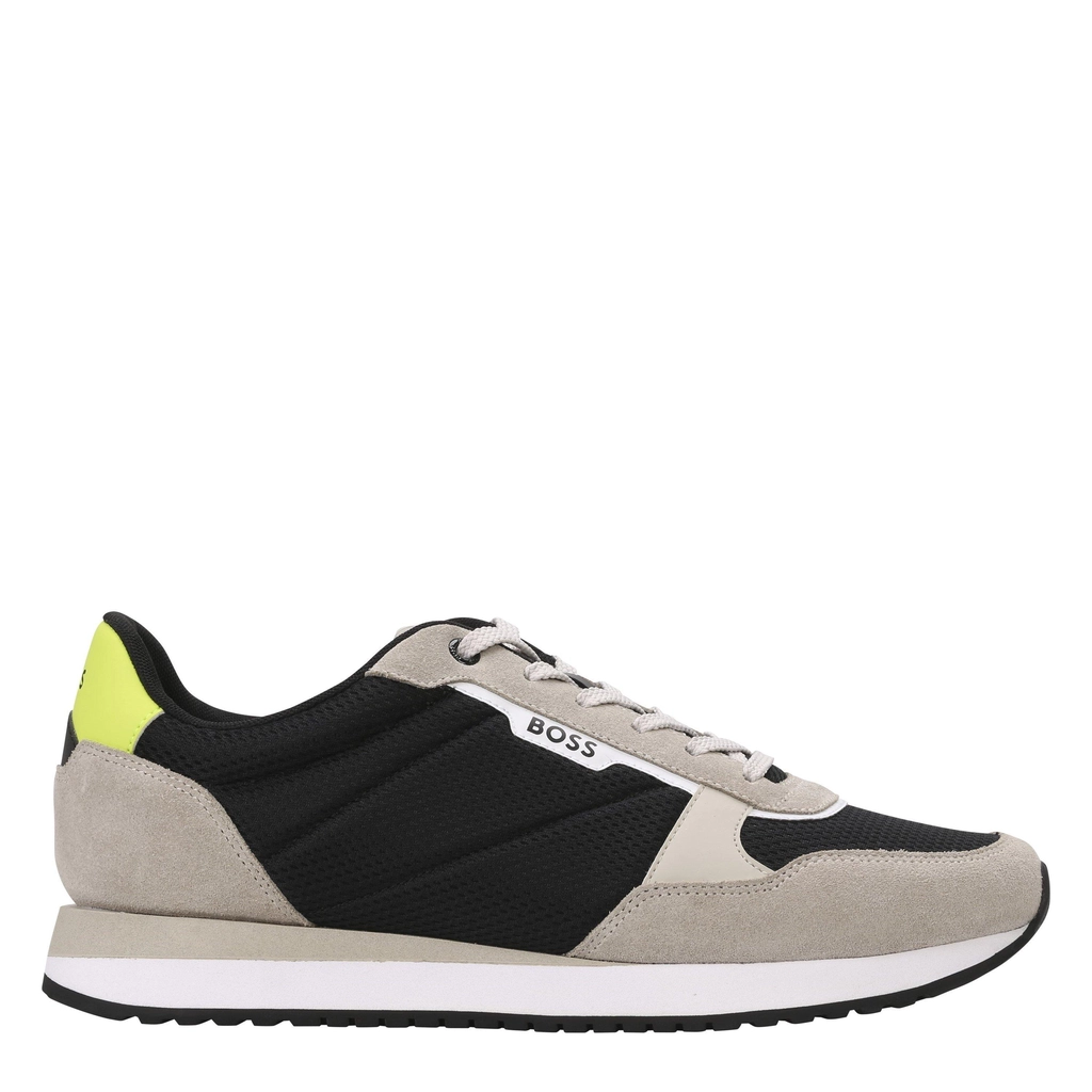 Hugo Boss Kai Runn Mesd 10263191 01 Low-Top Trainers Mens - Charcoal